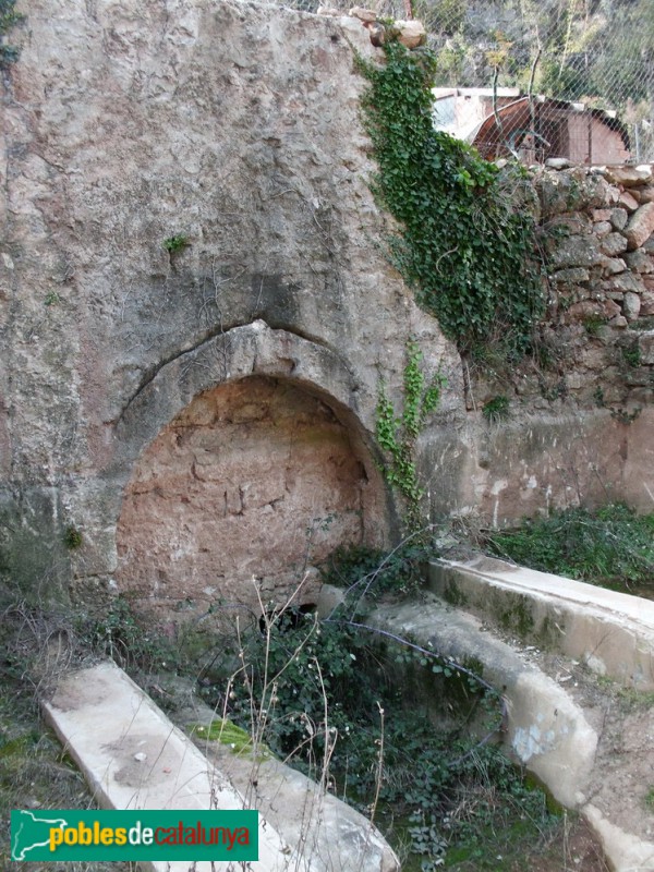 Mont-ral - Molí del Fort, restes del molí medieval (Foto: Diputació de Tarragona) Mont-ral - Molí del Fort, restes del molí medieval