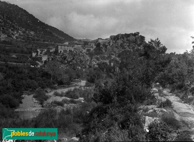 Mont-ral - Farena (Foto: Francesc Blasi -Arxiu fotogràfic C.E.C.-, anys vint) Mont-ral - Farena