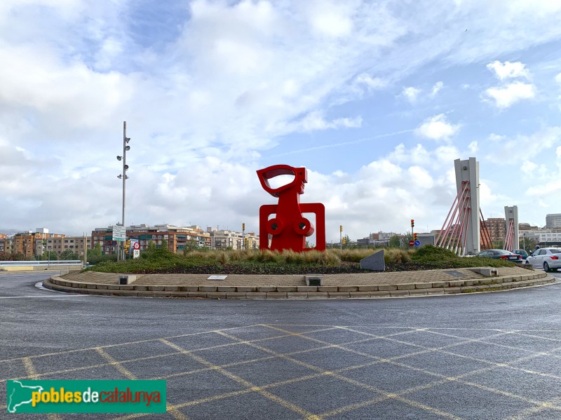 Barcelona - Escultura Yo, América