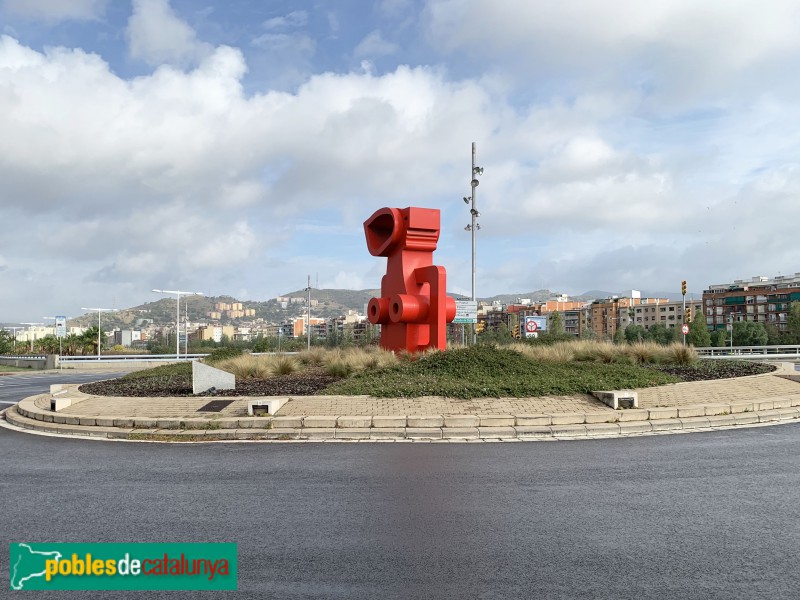 Barcelona - Escultura Yo, América