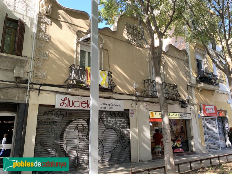Barcelona - Gran de Sant Andreu, tram central (Foto: Albert Esteves, 2019) Barcelona - Gran de Sant Andreu, tram central