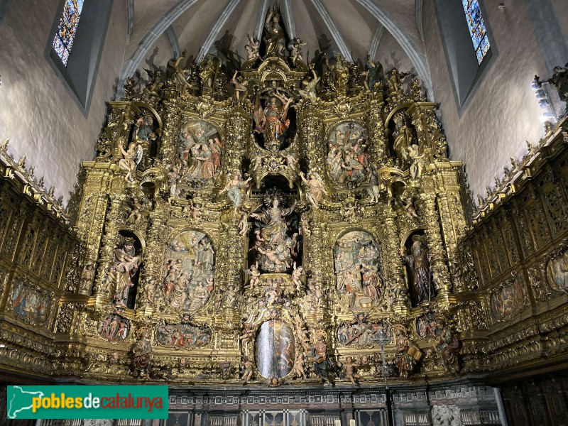 Arenys de Mar- Església de Santa Maria. Retaule