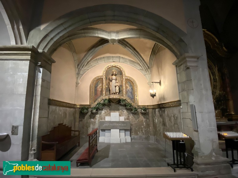 Arenys de Mar- Església de Santa Maria. Capella de Sant Josep