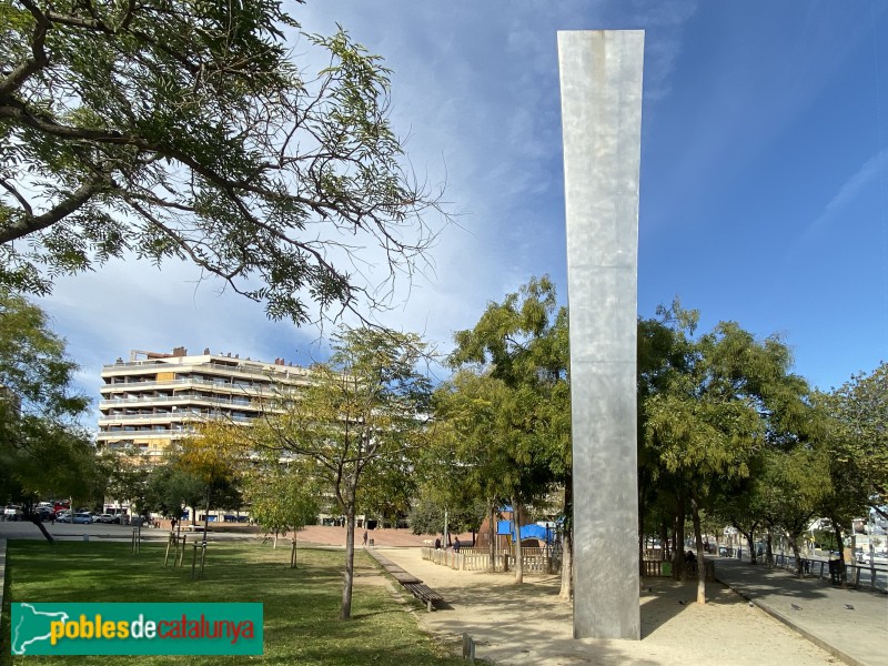 Barcelona - Escultura de la plaça Moragues