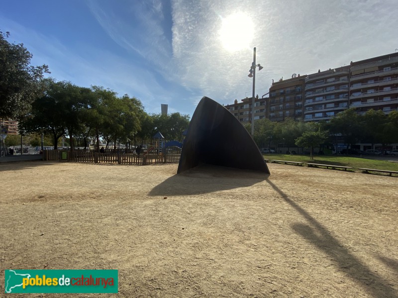 Barcelona - Escultura de la plaça Moragues