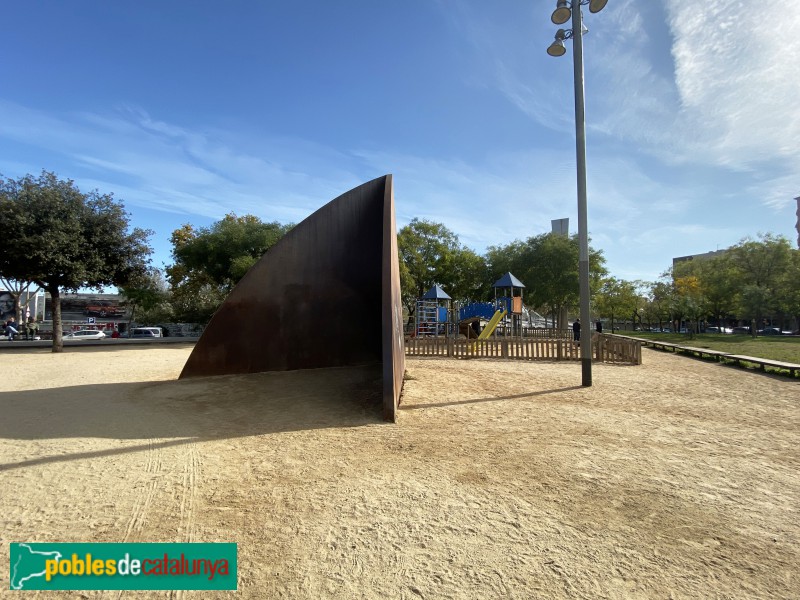 Barcelona - Escultura de la plaça Moragues