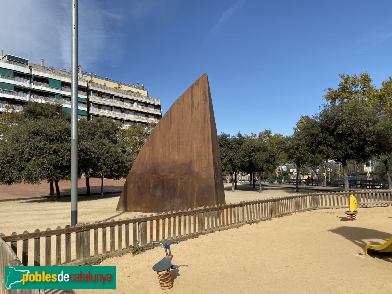 Barcelona - Escultura de la plaça Moragues