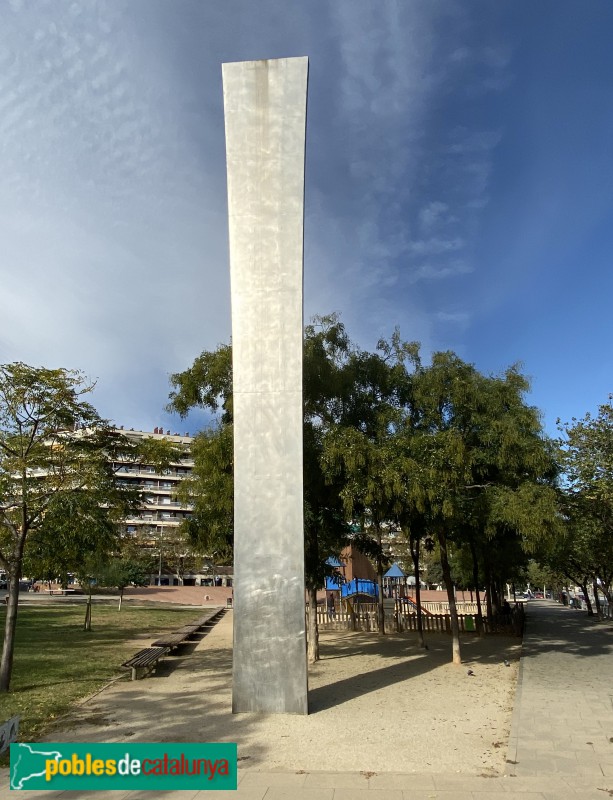 Barcelona - Escultura de la plaça Moragues