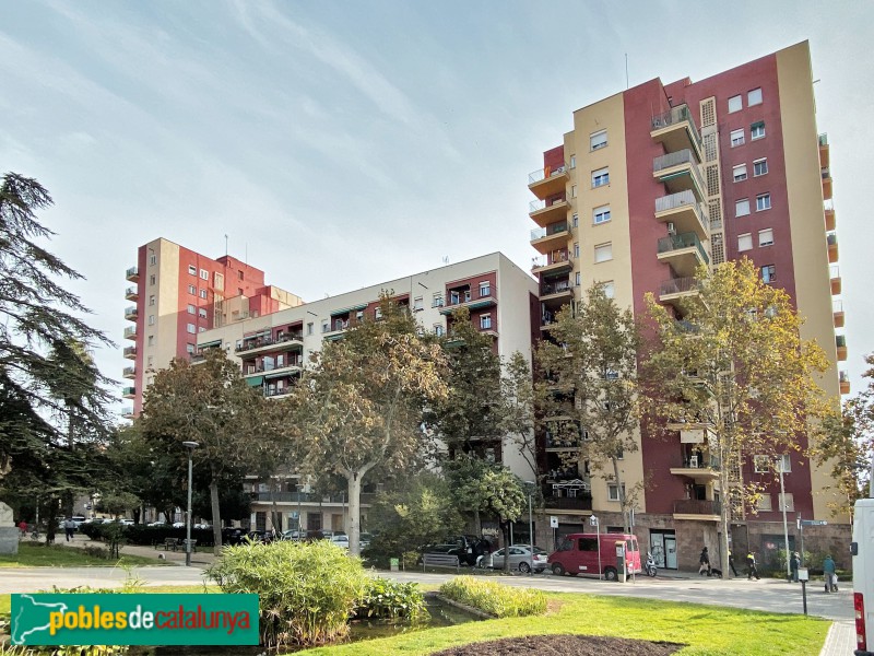 Barcelona - Habitatges del Congrés (Foto: Albert Esteves, 2019) Barcelona - Habitatges del Congrés