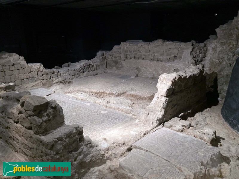 Barcelona - Domus romana i sitges del carrer de la Fruita