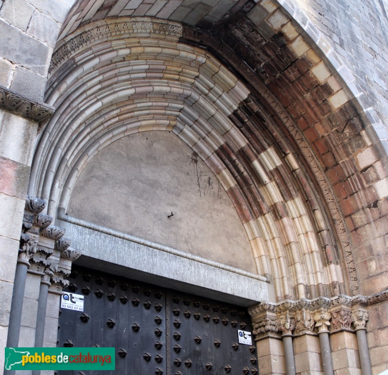 Església de Santa Maria del Pi. Porta de l'Avemaria