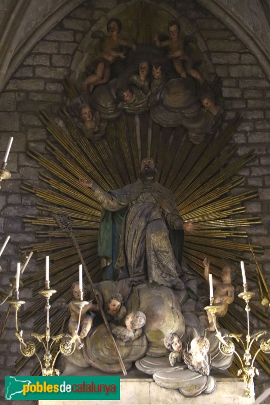 Barcelona - Església de Santa Maria del Pi. Capella de Sant Miquel