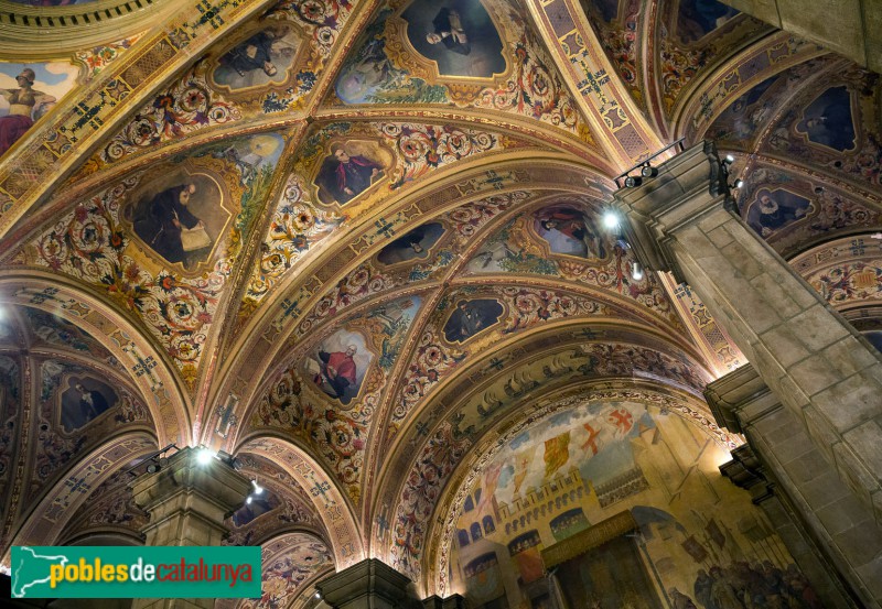 Barcelona - Palau de la Generalitat. Saló Sant Jordi