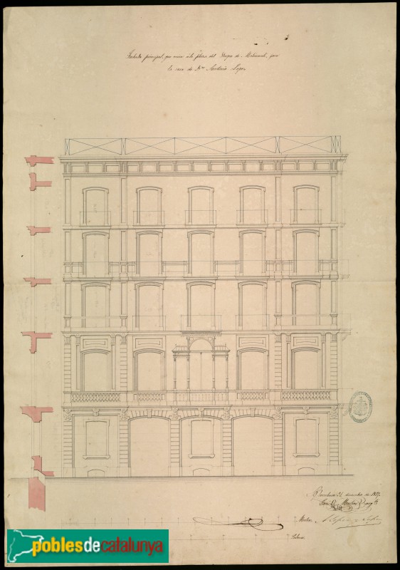 Barcelona - Duc de Medinaceli, 8, plànol