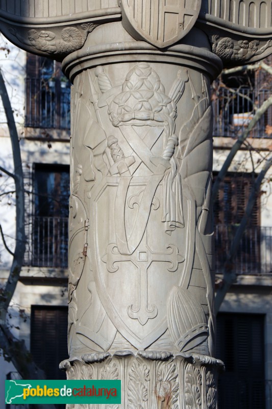 Barcelona - Monument a Galceran Marquet