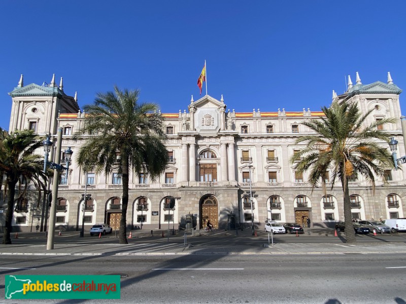 Barcelona - Antic Convent de la Mercè, façana del passeig Colom