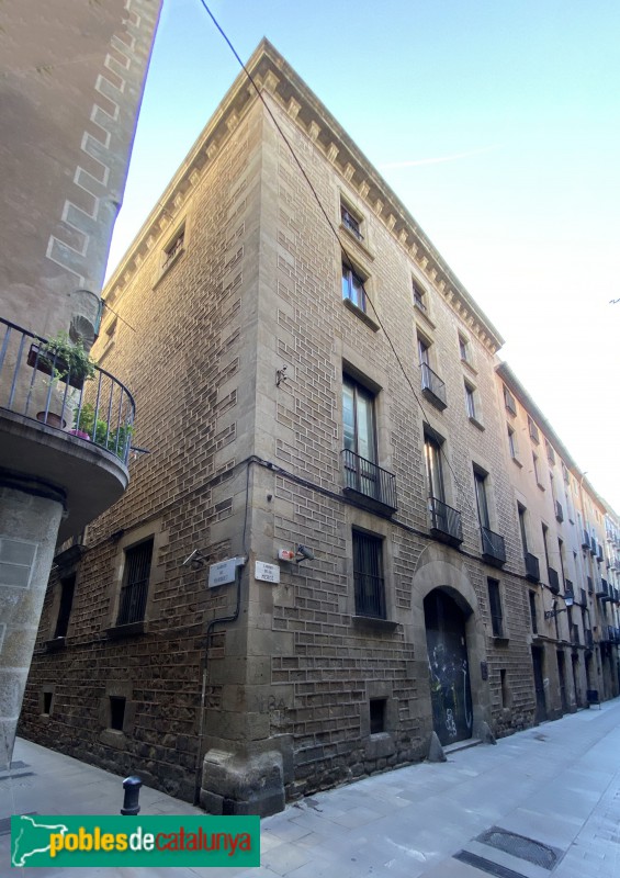 Barcelona - Palau Bru (Mercè, 32-34) (Foto: Albert Esteves, 2020) Barcelona - Palau Bru (Mercè, 32-34)