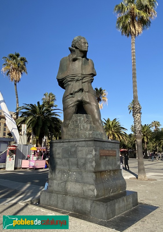 Barcelona - Monument a Salvat Papasseit