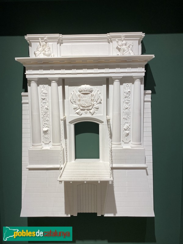 Figueres - Castell de Sant Ferran - Maqueta de la porta desapareguda