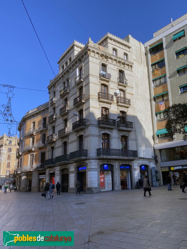 Barcelona - Casa Josep Erasme Janer (Portal de l'Àngel, 4)