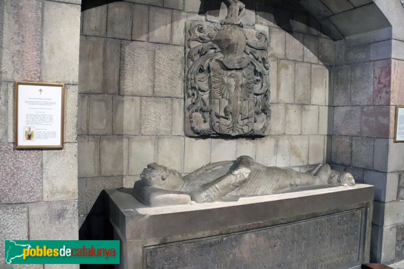 Barcelona - Església de Santa Anna. Sepulcre de Miquel de Boera