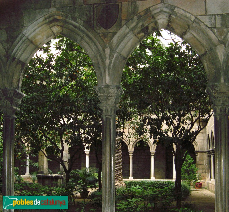 Barcelona - Església de Santa Anna. Claustre