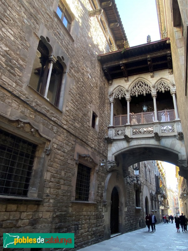 Barcelona - Pont del carrer del Bisbe