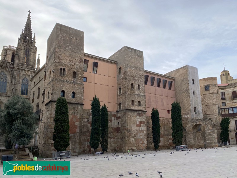 Barcelona - Torres romanes de la plaça Nova