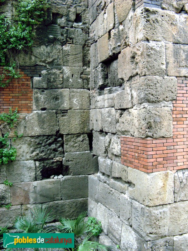 Barcelona - Muralla romana de la plaça Nova