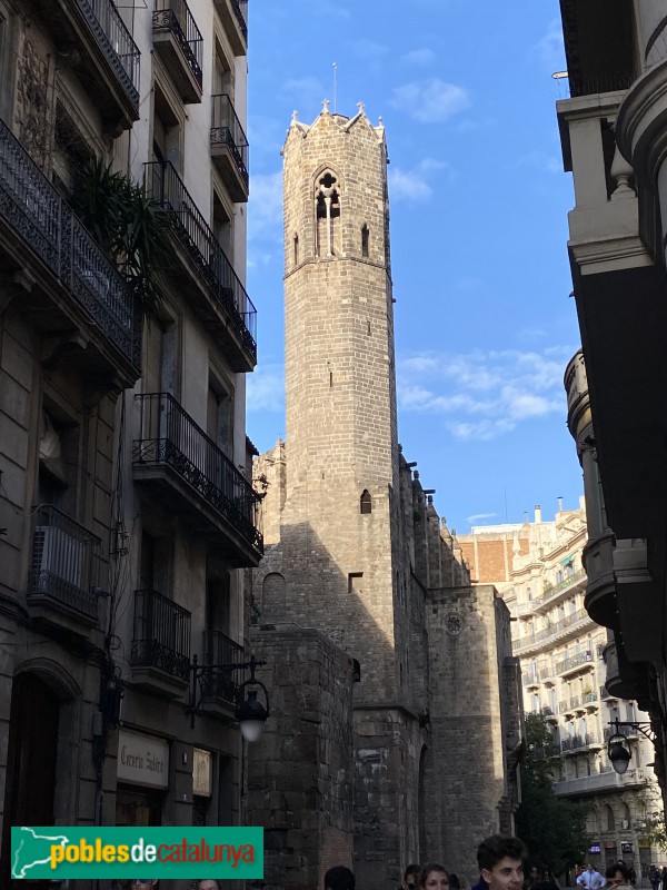 Barcelona - Capella de Santa Àgata. Campanar