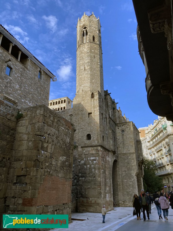 Barcelona - Capella de Santa Àgata. Campanar