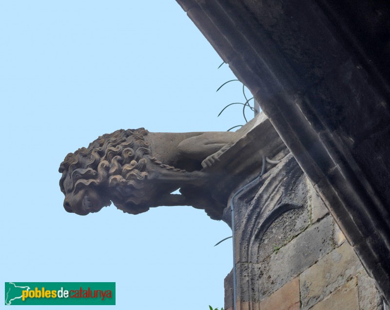 Barcelona - Catedral. Gàrgola del claustre