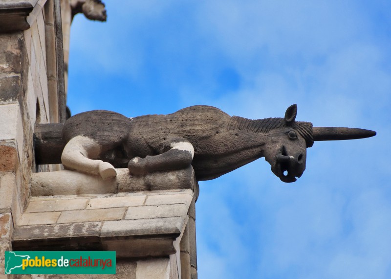 Barcelona - Catedral. Gàrgola exterior