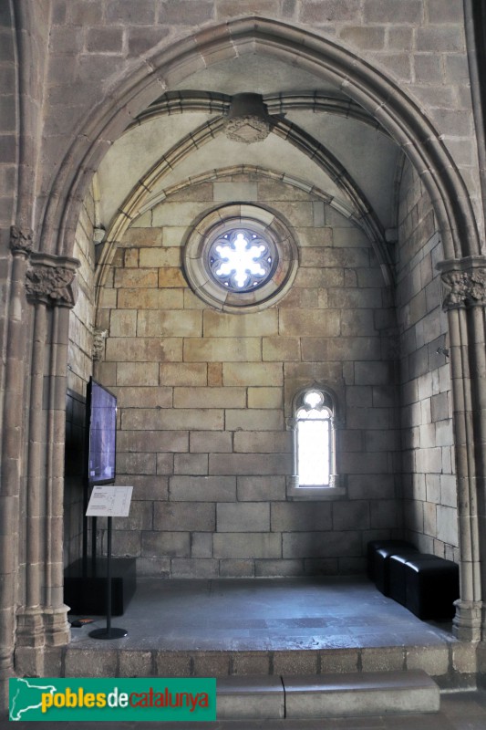 Barcelona - Capella de Santa Àgata, capelleta de Sant Bartomeu