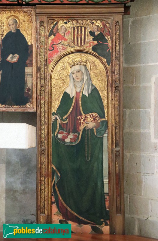 Barcelona - Retaule del Conestable. Santa Elisabet de Portugal