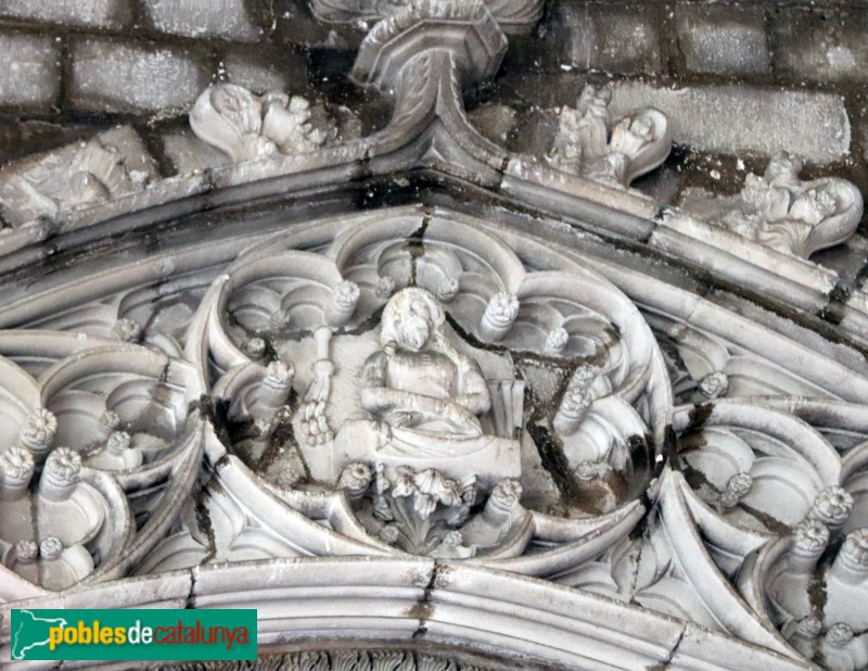 Barcelona - Catedral. Porta del claustre