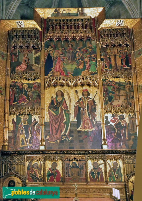 Barcelona - Capella de Sant Sebastià i Santa Tecla