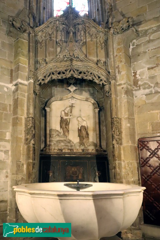 Barcelona - Catedral. Capella del Baptisteri