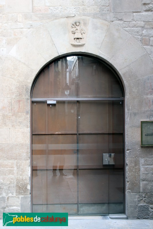 Barcelona - Palau de la Generalitat. Façana del carrer Sant Honorat