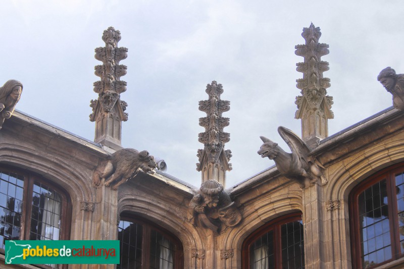 Barcelona - Palau de la Generalitat. Galeria gòtica