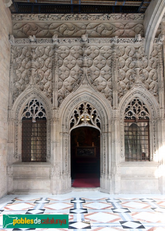 Barcelona - Palau de la Generalitat. Capella de Sant Jordi