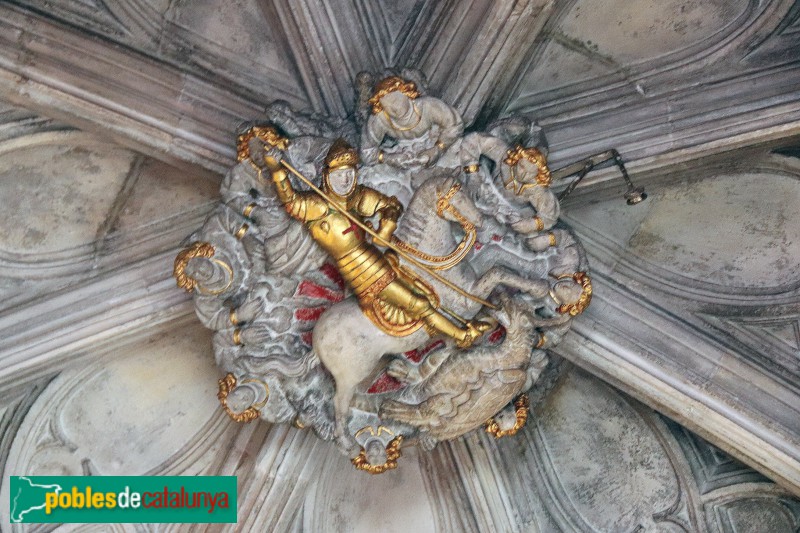 Barcelona - Palau de la Generalitat. Capella de Sant Jordi