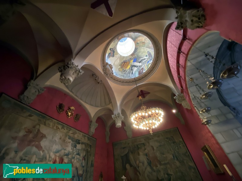 Barcelona - Palau de la Generalitat. Ampliació barroca de la capella de Sant Jordi