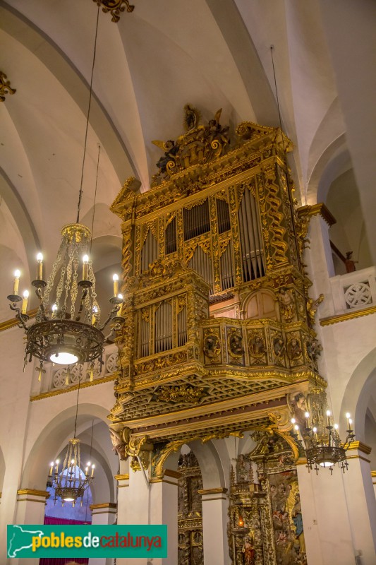 Sitges - Església de Sant Bartomeu i Santa Tecla. Orgue