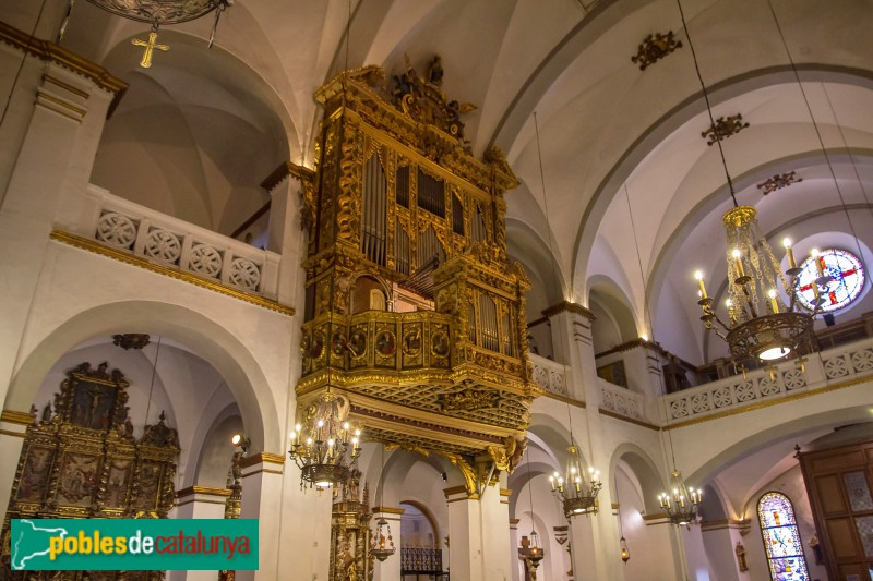 Sitges - Església de Sant Bartomeu i Santa Tecla. Orgue