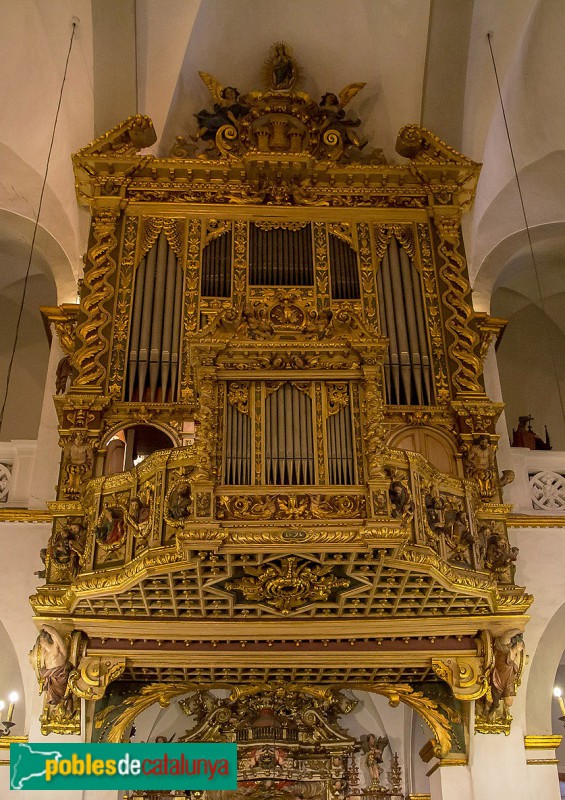 Sitges - Església de Sant Bartomeu i Santa Tecla. Orgue