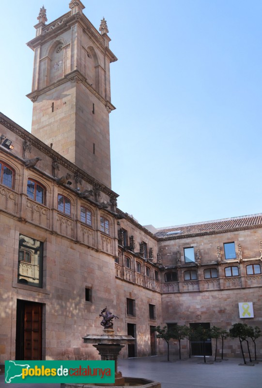 Barcelona - Palau de la Generalitat. Campanar