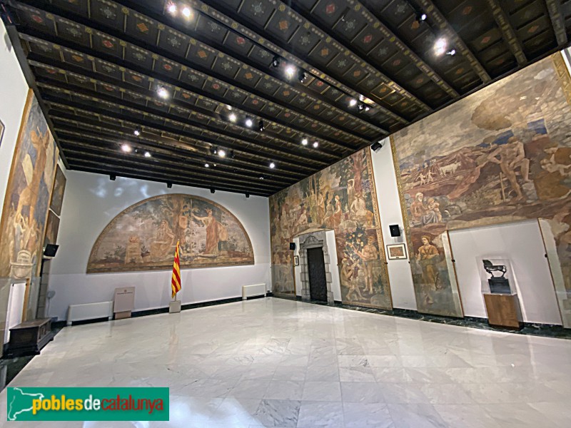 Barcelona - Palau de la Generalitat. Sala Torres Garcia