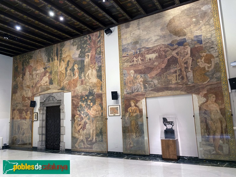 Barcelona - Palau de la Generalitat. Sala Torres Garcia