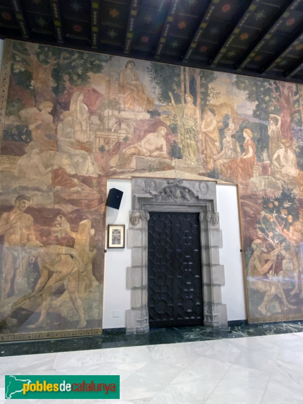 Barcelona - Palau de la Generalitat. Sala Torres Garcia